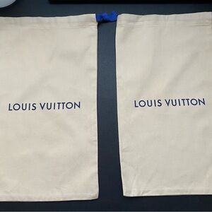 Louis Vuitton X2 New Shoe Dust Bags!!